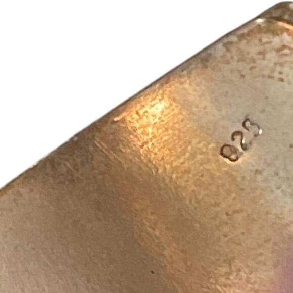 Silver Motorcycle Cuff Harley Davidson handcrafted - Picture 5 of 6